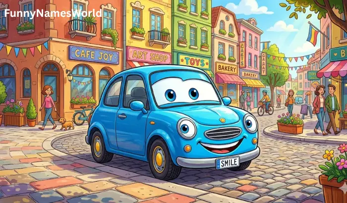 Funny Blue Car names