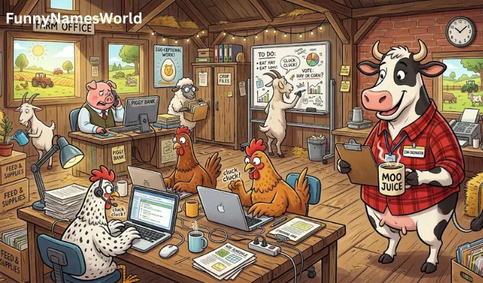 Short Funny Farm Names Short Funny Farm Names