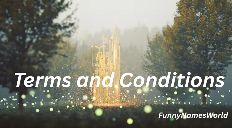 Terms and Conditions