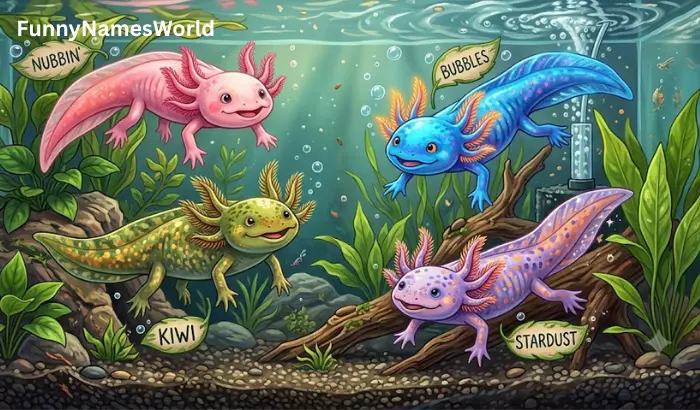 Blue Axolotl Names Boys