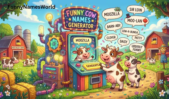 Funny Cow Names Generator