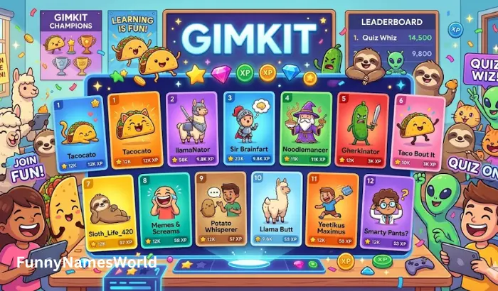 Funny Gimkit Names for Girl
