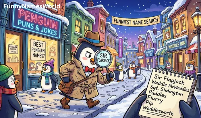 Funny Penguin Names Puns