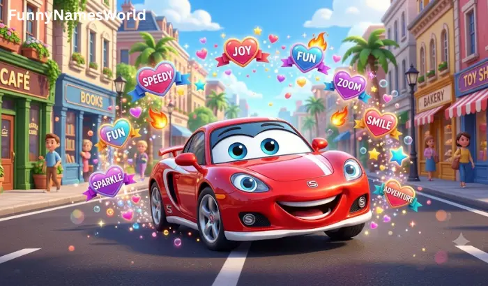 Red Car Names Girl