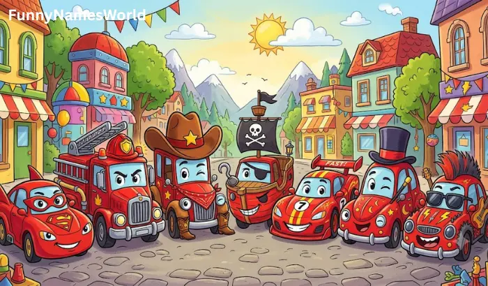 Dark Red Car Names