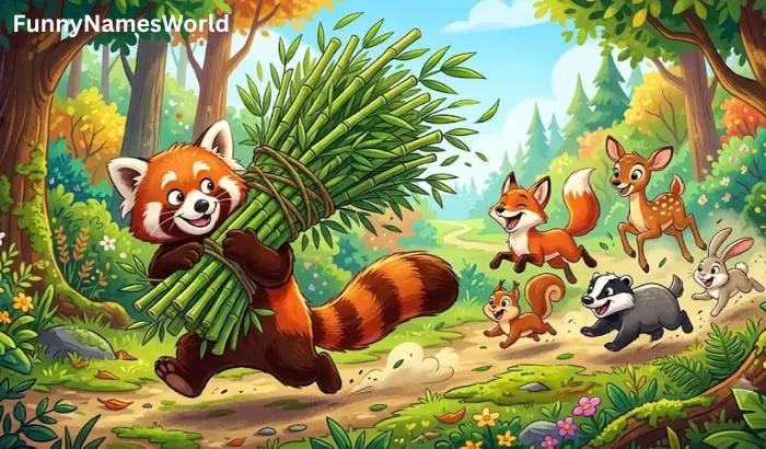 Red Pandas Names Funny